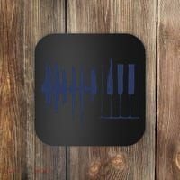 Piano Keys Sound Wave Keyboard Coaster thumb 0