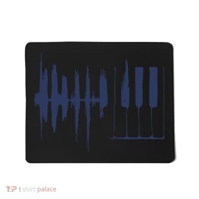 Piano Keys Sound Wave Keyboard Mousepad