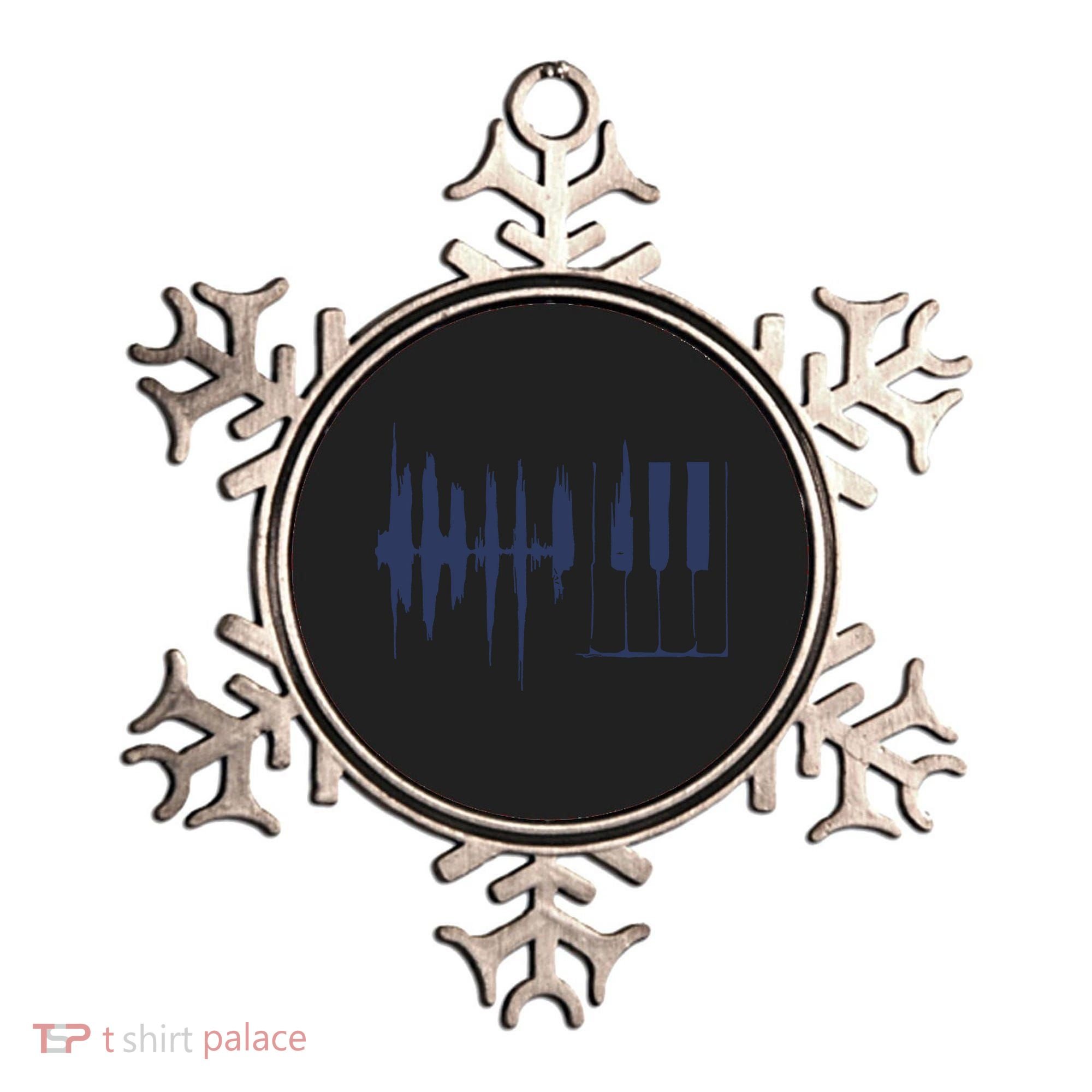 Piano Keys Sound Wave Keyboard Ornament