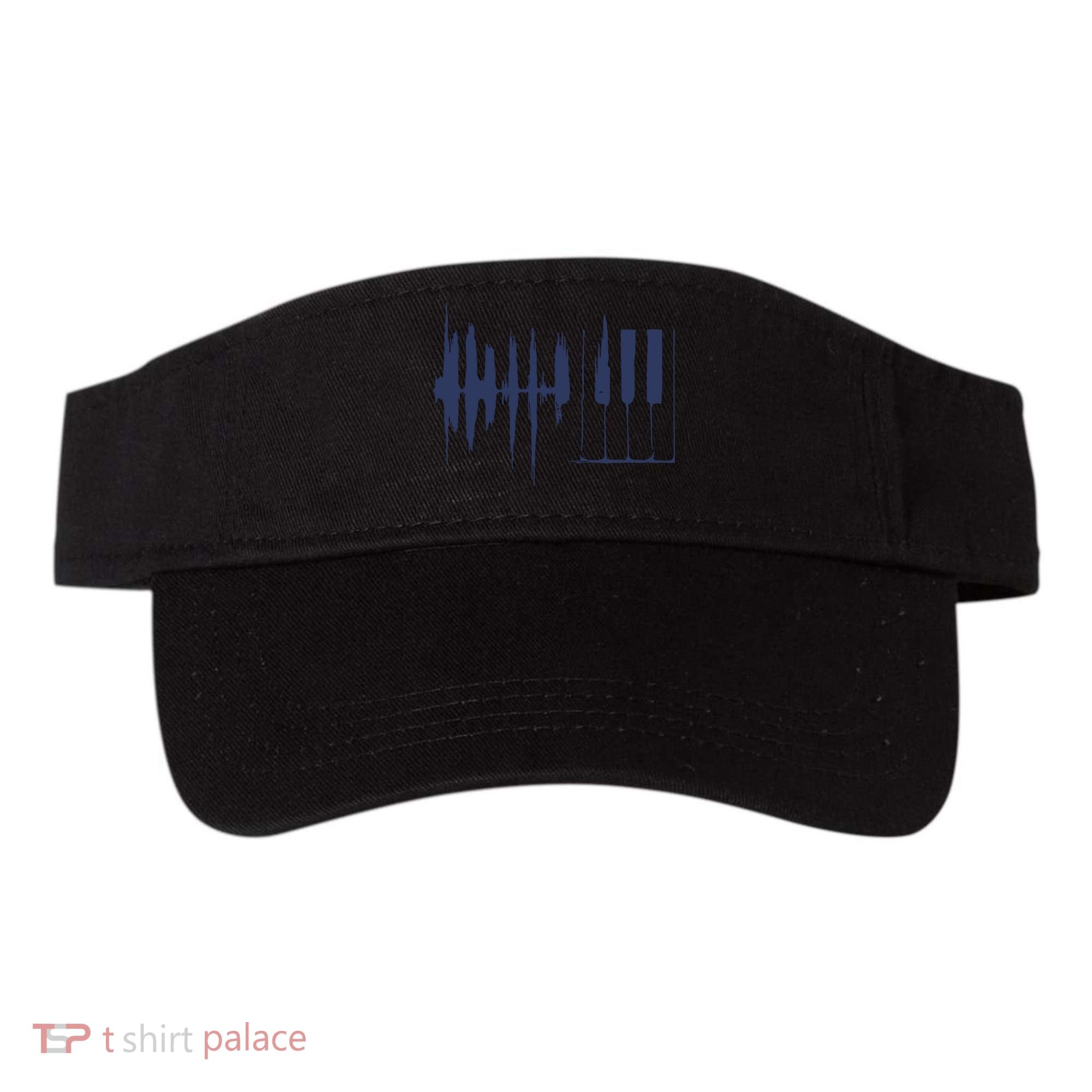 Piano Keys Sound Wave Keyboard Visor