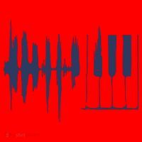 Piano Keys Sound Wave Keyboard Santa Hat thumb 1