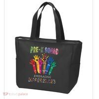 Pre K Squad Embracing Differences Autism SPED Teacher Tote Bag thumb 3