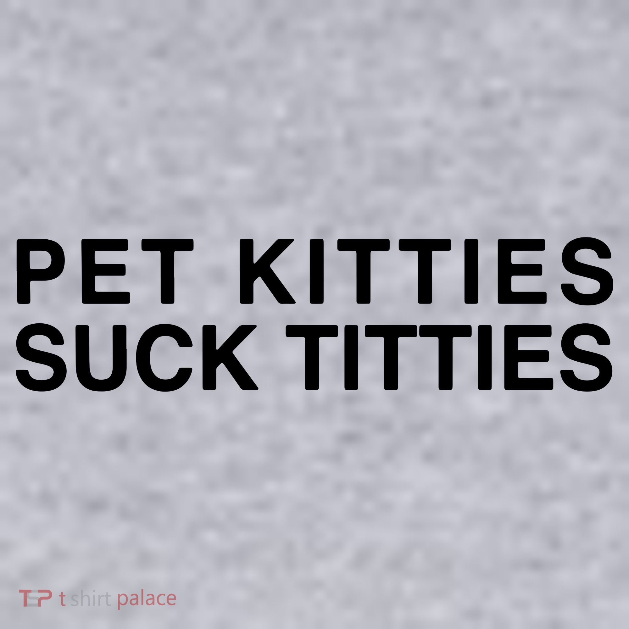 Pet Kitties Suck Titties Joke Women's Racerback Cropped Tank