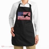 Patriotic Kc135 Stratotanker Jet American Flag Apron thumb 2
