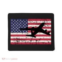 Patriotic Kc135 Stratotanker Jet American Flag Mousepad thumb 0