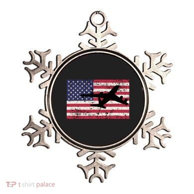 Patriotic Kc135 Stratotanker Jet American Flag Ornament