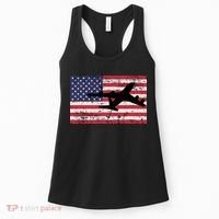 Patriotic Kc135 Stratotanker Jet American Flag Women's Tank Top thumb 0