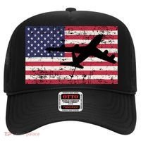 Patriotic Kc135 Stratotanker Jet American Flag Hat thumb 0