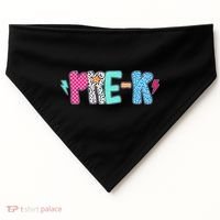 Pre K Teacher Student First Day Of School Back To School USA-Made Doggie Bandana thumb 0