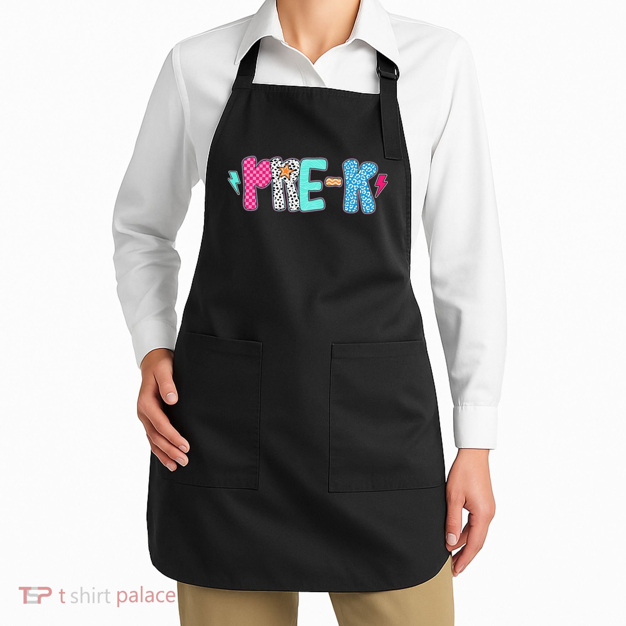 Pre K Teacher Student First Day Of School Back To School Apron