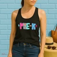 Pre K Teacher Student First Day Of School Back To School Women's Tank Top thumb 2