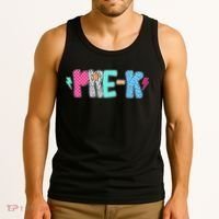 Pre K Teacher Student First Day Of School Back To School Tank Top thumb 3