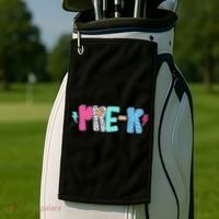 Pre K Teacher Student First Day Of School Back To School Golf Towel thumb 2