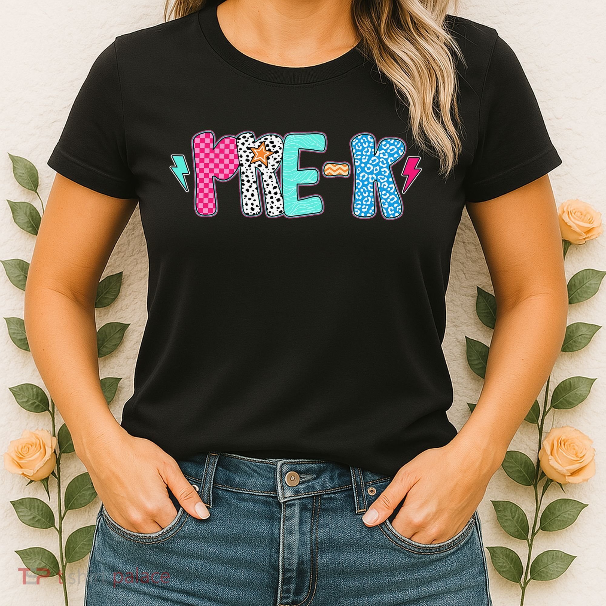 Pre K Teacher Student First Day Of School Back To School Women's T-Shirt