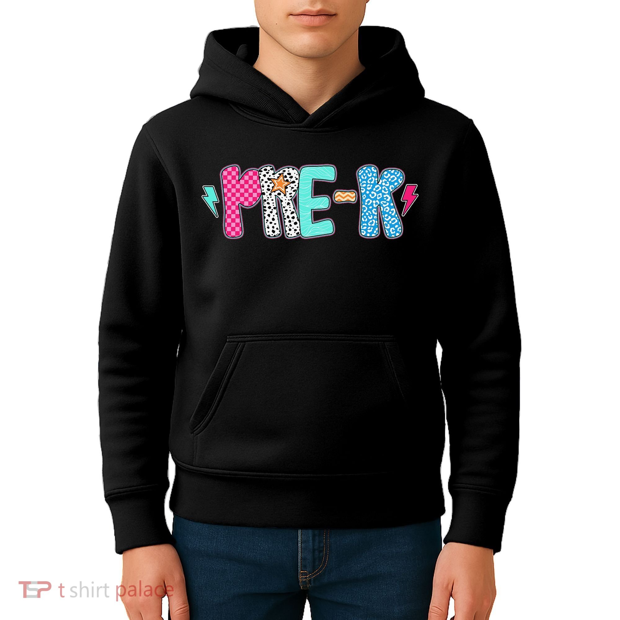 Pre K Teacher Student First Day Of School Back To School Kids Hoodie