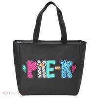 Pre K Teacher Student First Day Of School Back To School Tote Bag thumb 0