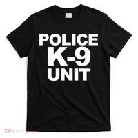 Police K9 Unit Front & Back Print Law Enforcement Police K9 T-Shirt thumb 0