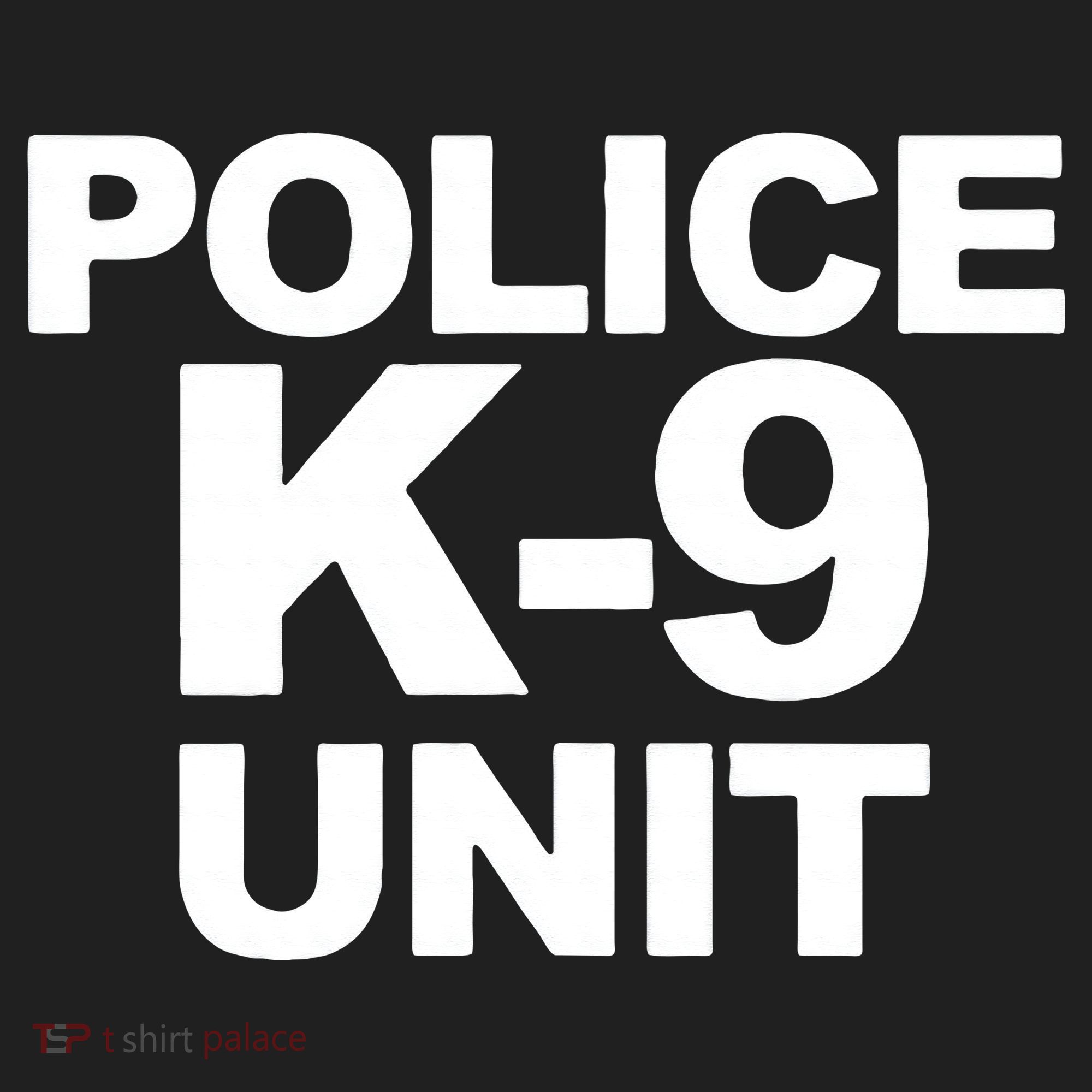 Police K9 Unit Front & Back Print Law Enforcement Police K9 Beanie