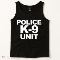 Police K9 Unit Front & Back Print Law Enforcement Police K9 Tank Top thumb 2