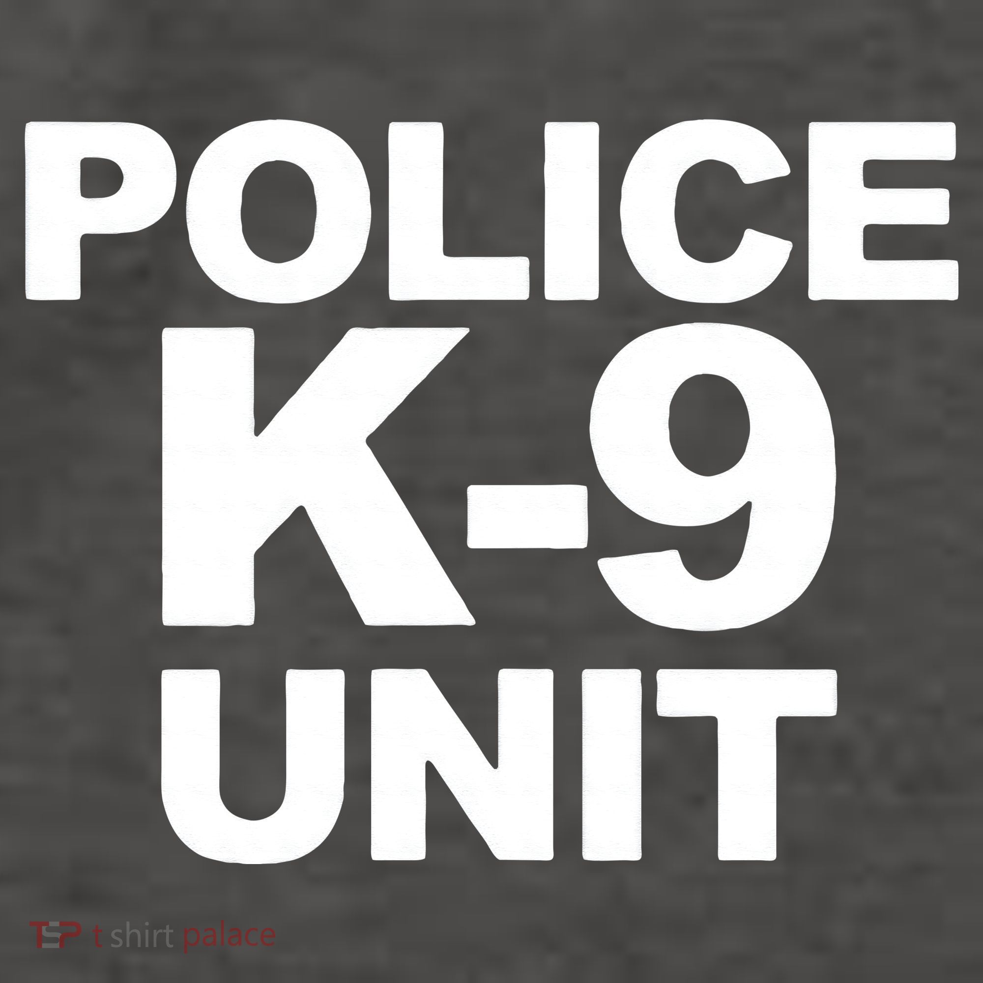 Police K9 Unit Front & Back Print Law Enforcement Police K9 Vector Backpack