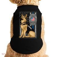 Police K9 Unit German Shepherd Dog Thin Blue Line Doggie Tank thumb 0