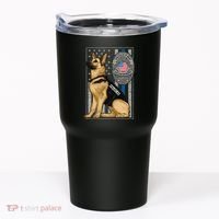 Police K9 Unit German Shepherd Dog Thin Blue Line Tumbler thumb 0