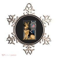 Police K9 Unit German Shepherd Dog Thin Blue Line Ornament thumb 0