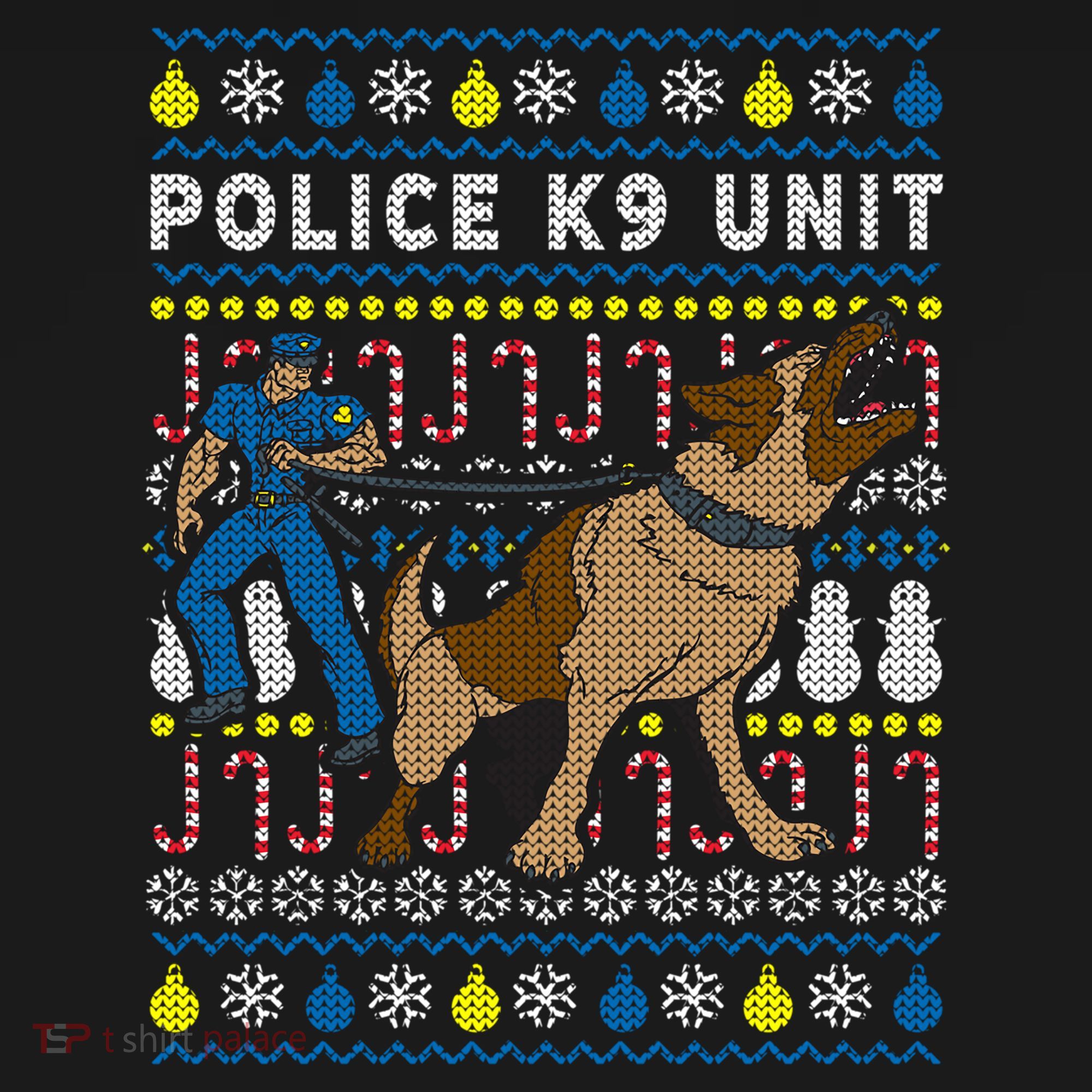 Police K9 Unit Gift For Christmas Backpack
