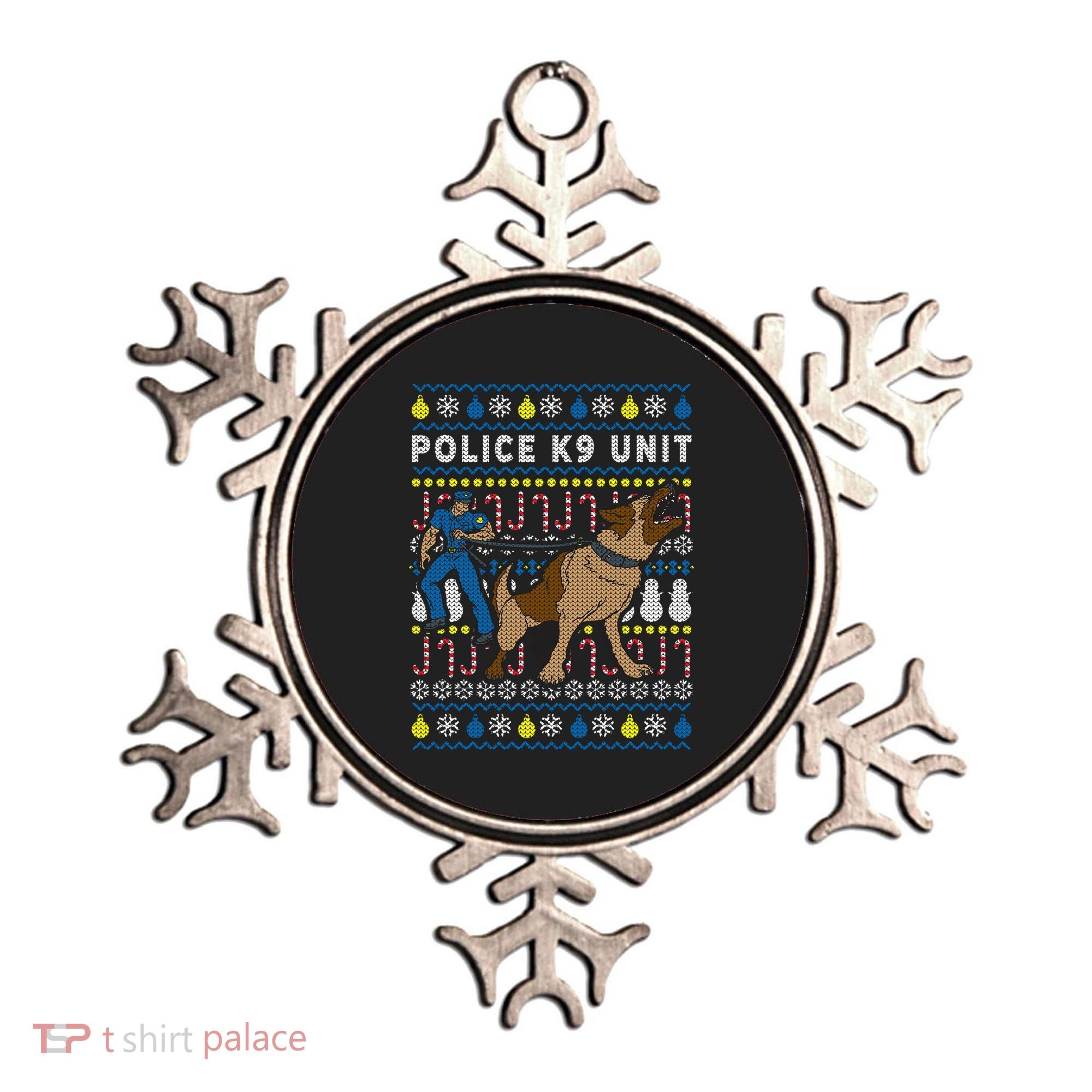 Police K9 Unit Gift For Christmas Ornament