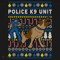 Police K9 Unit Gift For Christmas Ornament thumb 1