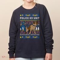 Police K9 Unit Gift For Christmas Women's Sweatshirt thumb 0
