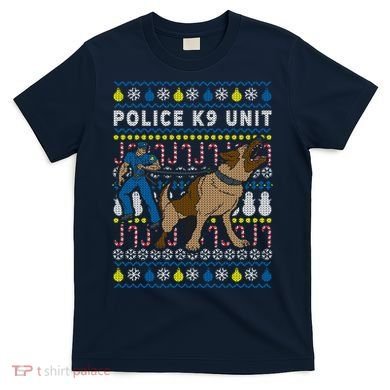 Police K9 Unit Gift For Christmas T-Shirt