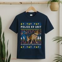 Police K9 Unit Gift For Christmas T-Shirt thumb 2