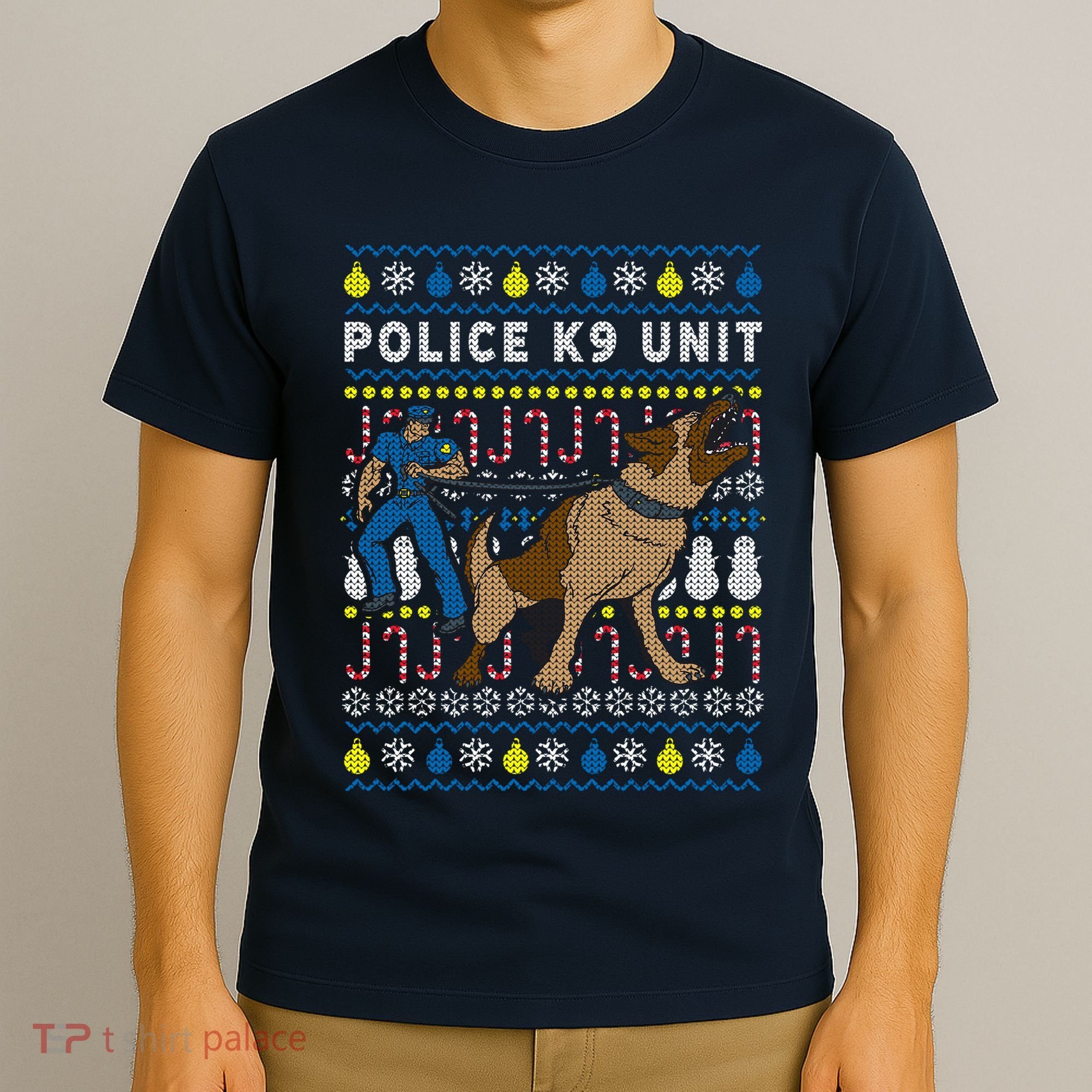 Police K9 Unit Gift For Christmas T-Shirt