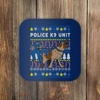Police K9 Unit Gift For Christmas Coaster thumb 0