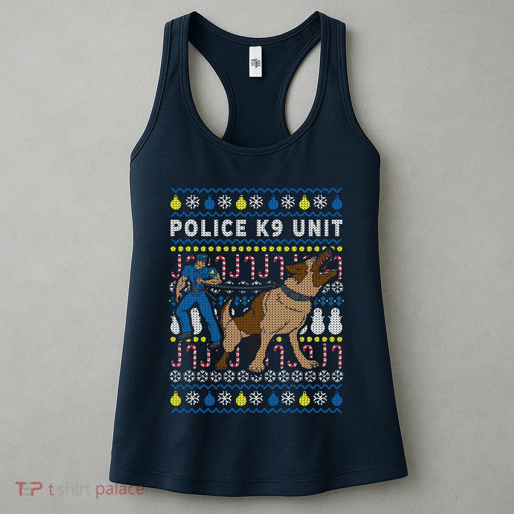 Police K9 Unit Gift For Christmas Women's Tank Top