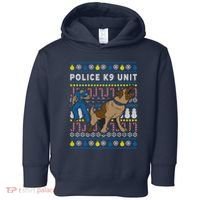Police K9 Unit Gift For Christmas Toddler Hoodie thumb 0