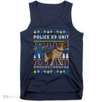Police K9 Unit Gift For Christmas Tank Top thumb 0