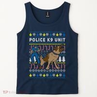 Police K9 Unit Gift For Christmas Tank Top thumb 2
