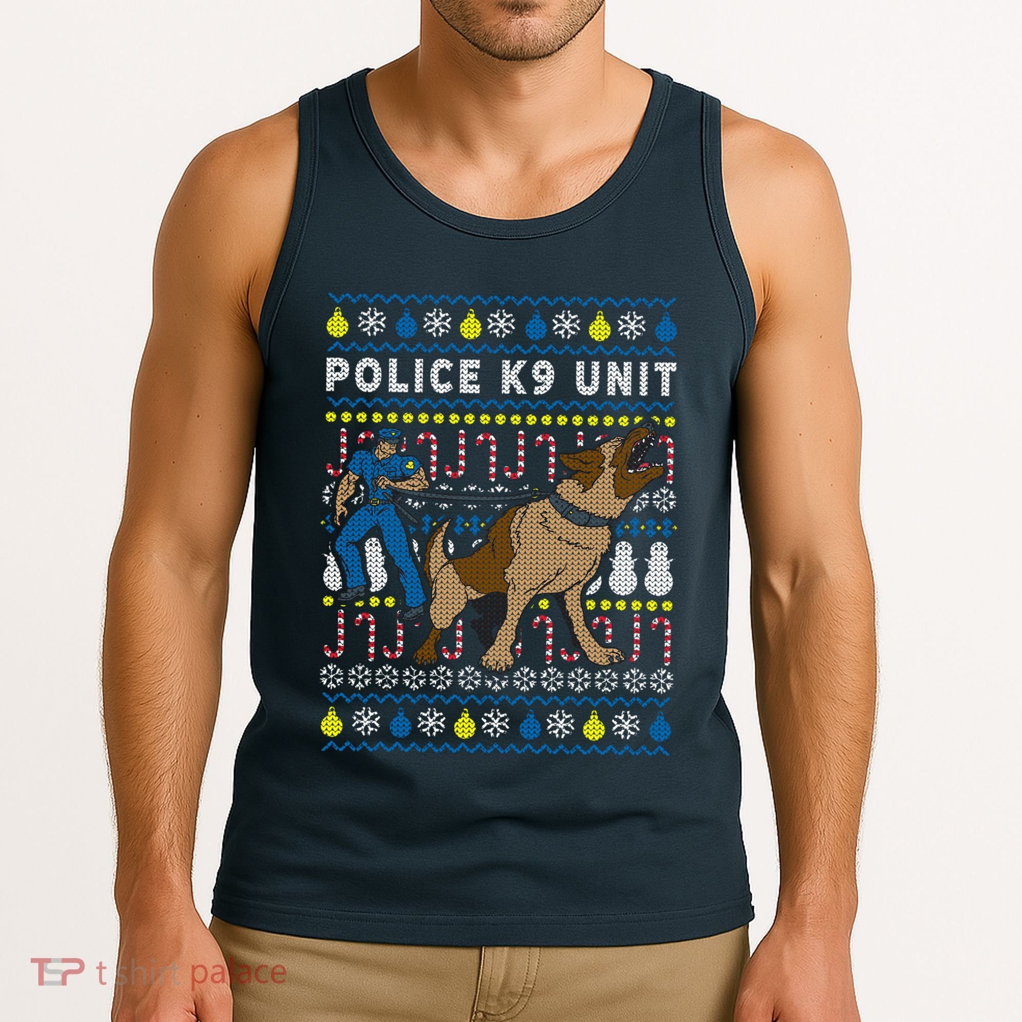 Police K9 Unit Gift For Christmas Tank Top