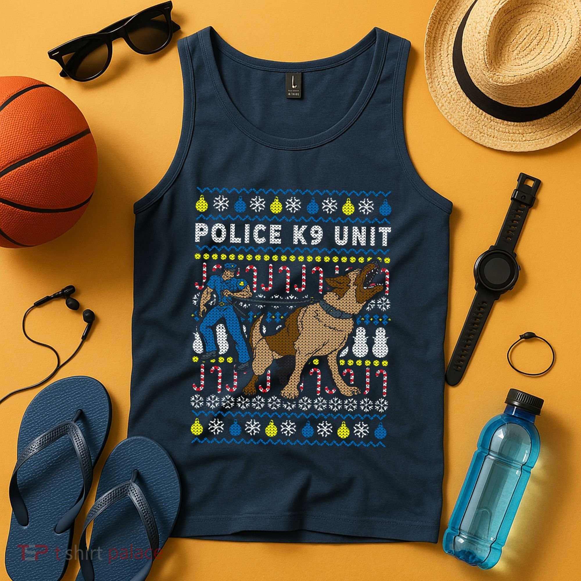 Police K9 Unit Gift For Christmas Tank Top