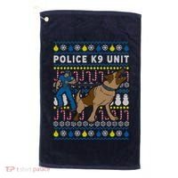 Police K9 Unit Gift For Christmas Golf Towel thumb 0
