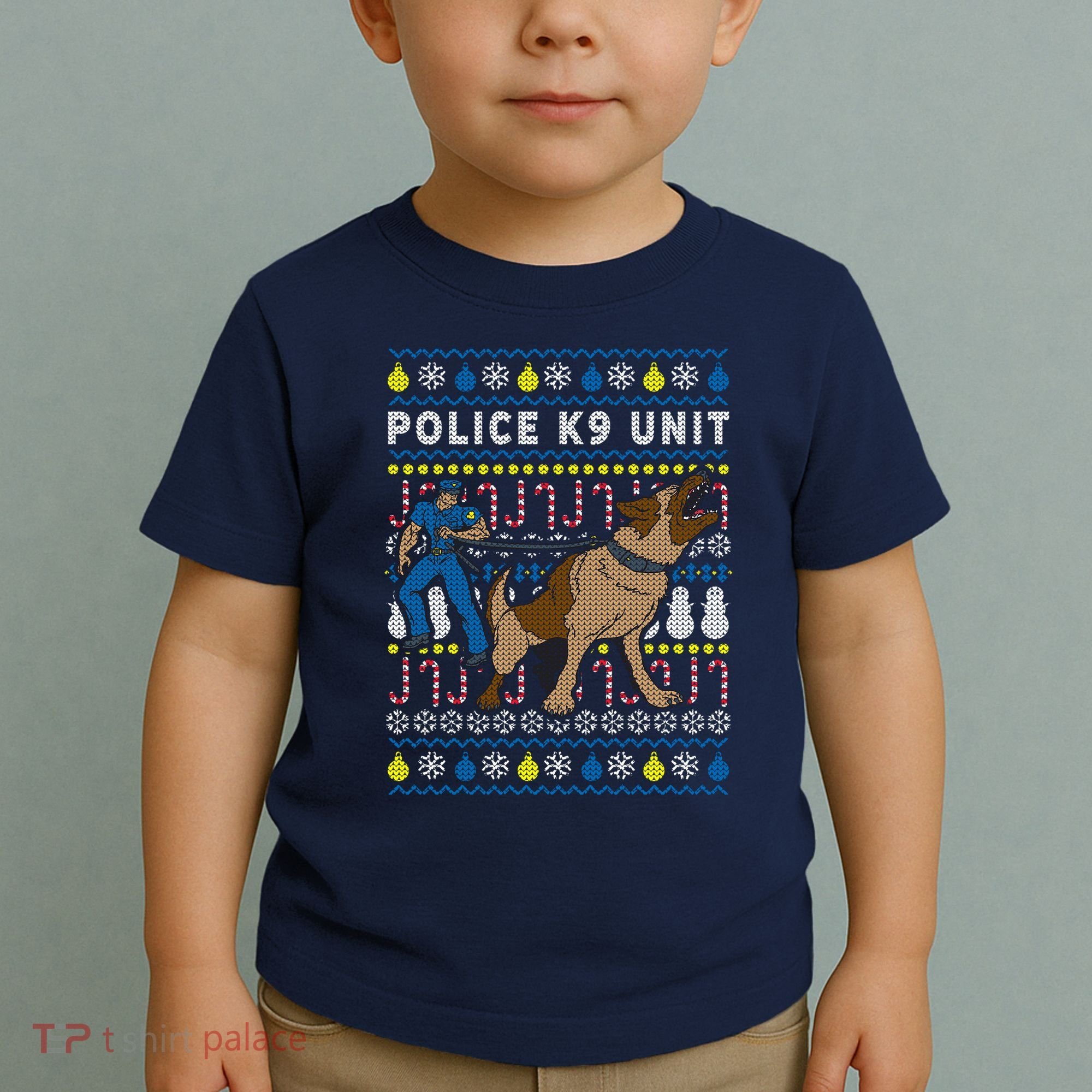 Police K9 Unit Gift For Christmas Toddler T-Shirt