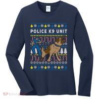 Police K9 Unit Gift For Christmas Women's Long Sleeve Shirt thumb 0