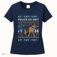 Police K9 Unit Gift For Christmas Women's T-Shirt thumb 0