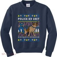Police K9 Unit Gift For Christmas Kids Sweatshirt thumb 0