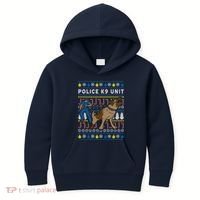 Police K9 Unit Gift For Christmas Kids Hoodie thumb 0