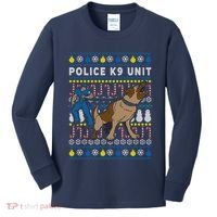 Police K9 Unit Gift For Christmas Kids Long Sleeve Shirt thumb 0