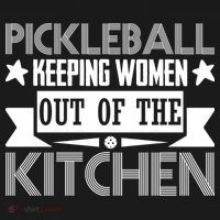 Pickleball Keeping Women Out Of The Kitchen Apron thumb 3