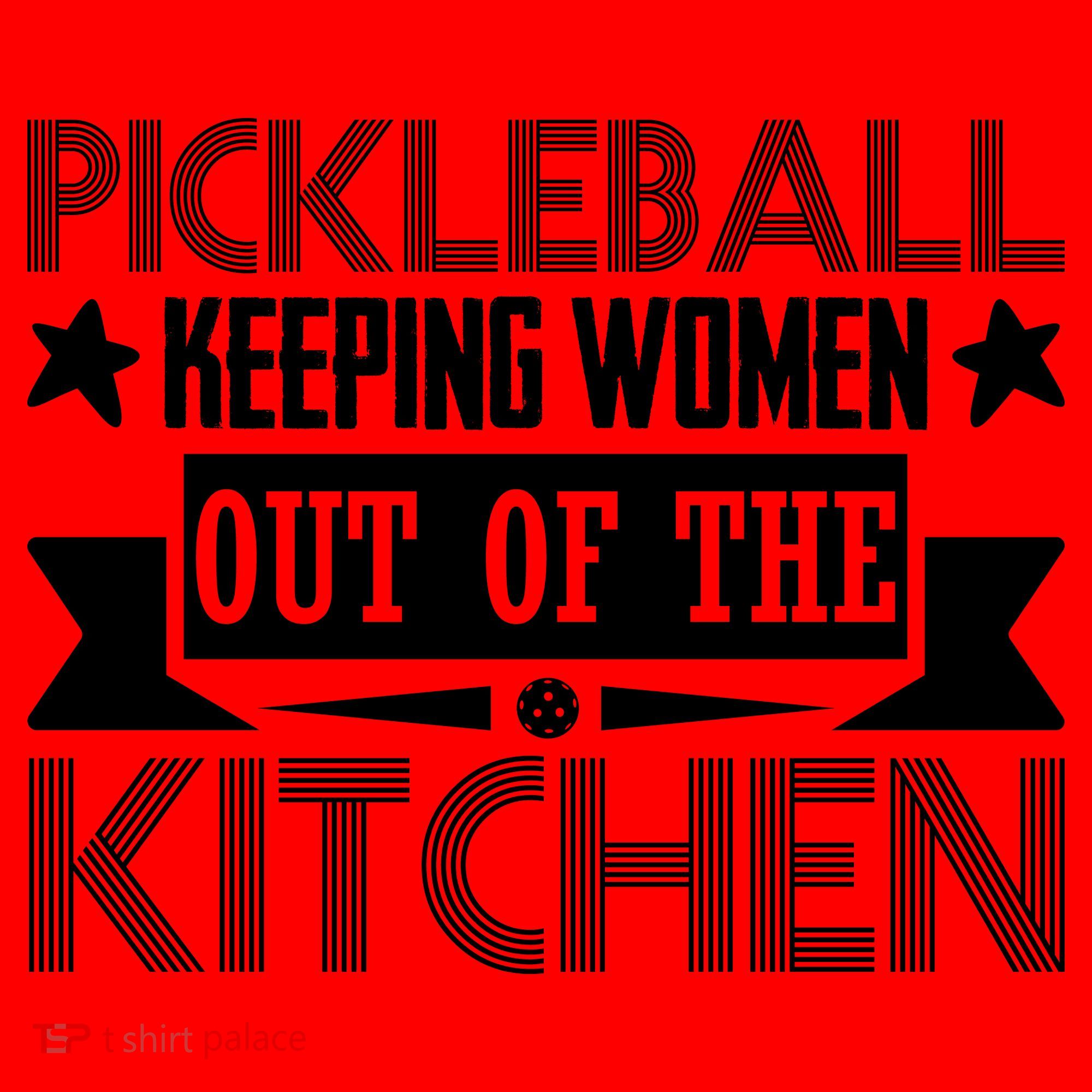 Pickleball Keeping Women Out Of The Kitchen Santa Hat